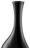 Trombone Vase, Black, Large