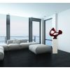 Finesse Decor Abstract Mask Sculpture, Red/White