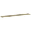 Bookshelf Boards 4 pcs Sonoma Oak 31.5"x3.9"x0.6" Engineered Wood