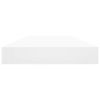 Bookshelf Boards 8 pcs White 31.5"x3.9"x0.6" Engineered Wood