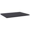 Bookshelf Boards 8 pcs Gray 15.7"x11.8"x0.6" Engineered Wood