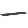 Bookshelf Boards 4 pcs Gray 39.4"x11.8"x0.6" Engineered Wood