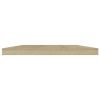 Bookshelf Boards 4 pcs Sonoma Oak 15.7"x7.9"x0.6" Engineered Wood