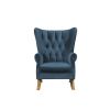 ACME Adonis Accent Chair, Azure Blue Velvet 59518
