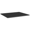 Bookshelf Boards 4 pcs High Gloss Black 23.6"x19.7"x0.6" Engineered Wood