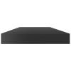 Bookshelf Boards 8 pcs High Gloss Black 15.7"x3.9"x0.6" Engineered Wood