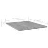 Bookshelf Boards 8 pcs Concrete Gray 15.7"x19.7"x0.6" Engineered Wood
