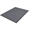 PVC Door Mats 4 pcs Gray 35.4"x23.6"