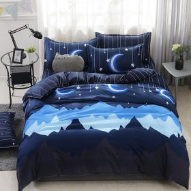 Bedding Four-piece Set Bed Sheet Quilt Cover (Option: Good Night-150x200 Three Set)