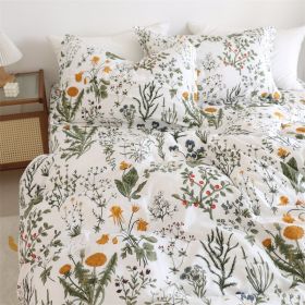 Dandelion Floral Pure Cotton Bed Sheets (Option: Dandelion-2.0m)