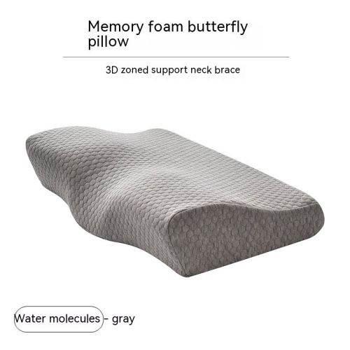 Memory Cotton Slow Rebound Butterfly Shaped Pillow Cervical Health Care