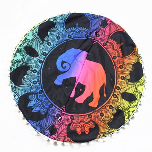 Flower Round Seat Cover Furniture Cushion Case Flower Round Seat Cover Furniture Cushion Case