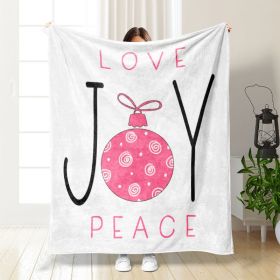 Christmas Thickening Print Flannel Blanket (Option: Style14-150x200cm)