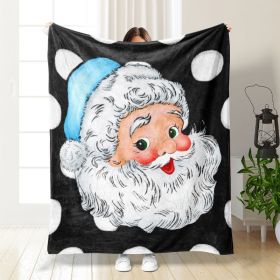 Christmas Thickening Print Flannel Blanket (Option: Style04-150x200cm)