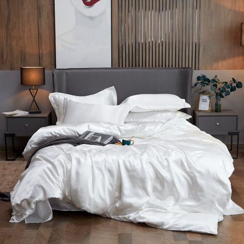 Ice Four-piece Set Cool Bare Sleeping Real Silk Quilt Cover Sheets